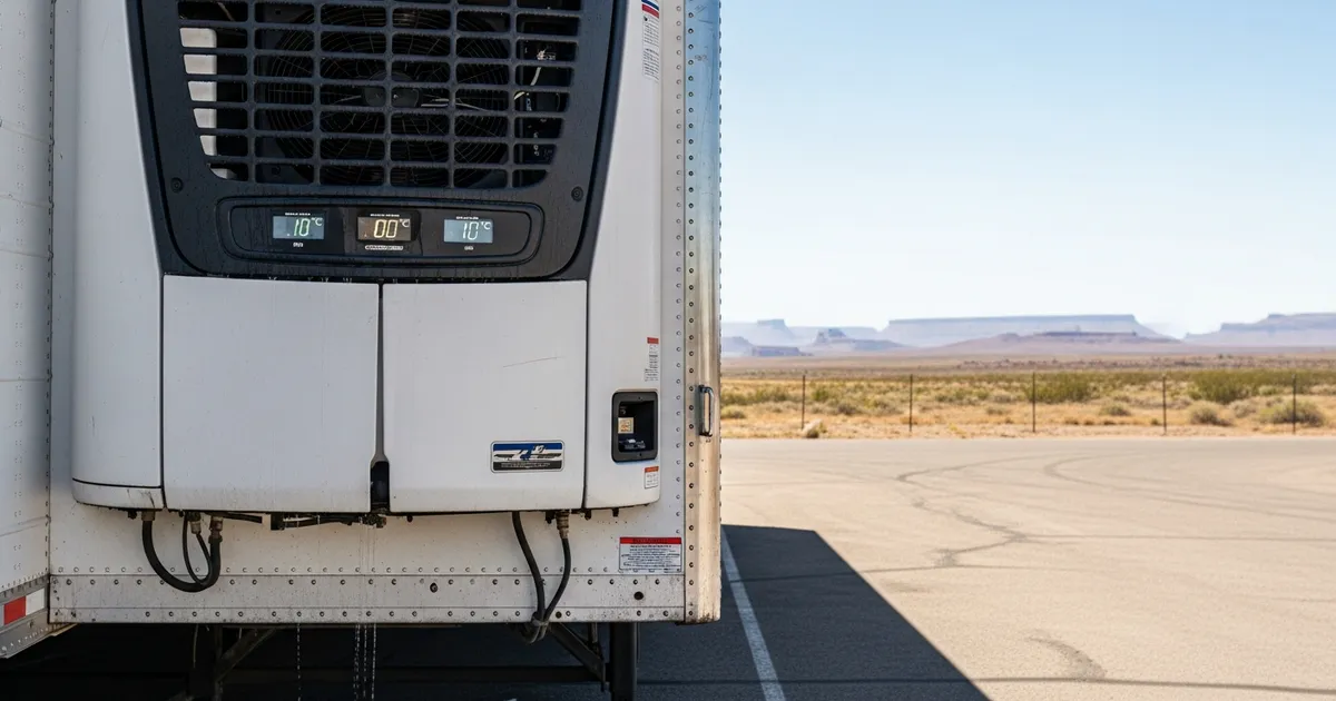 Reefer Trailer Maintenance in Desert Heat