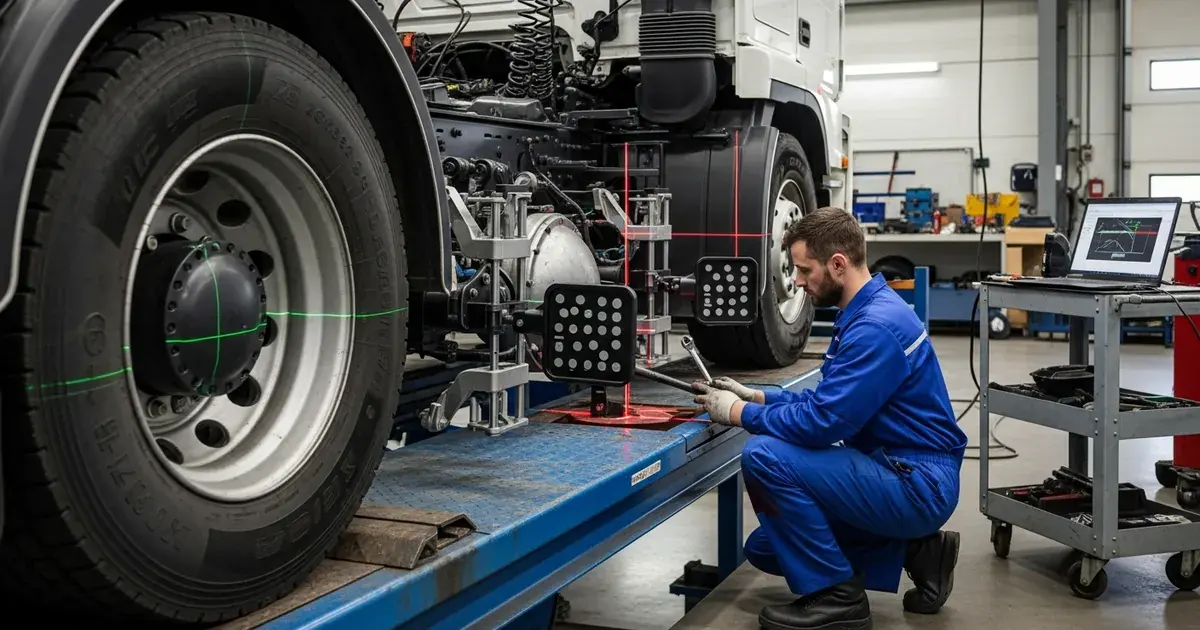 Semi Truck Axle Alignment: How Misalignment Destroys Tires