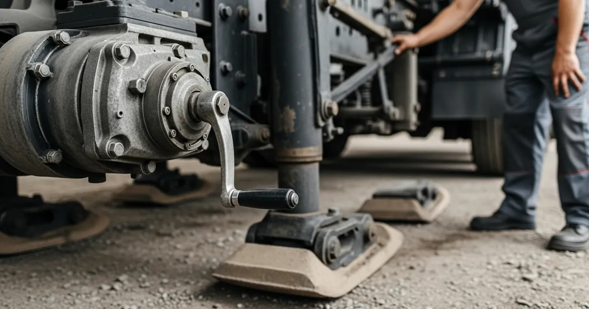 Trailer landing gear repair and replacement service — mobile field repair Kingman Arizona 200-mile service radius