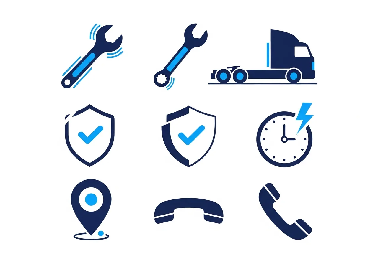 Illustration of trucking cost categories including fuel, maintenance, and fixed monthly costs